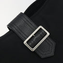 BURBERRY Shoulder Bag Canvas Black Silver Auth 196119-14
