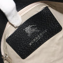 BURBERRY Shoulder Bag Canvas Black Silver Auth 196119-16