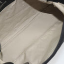 BURBERRY Shoulder Bag Canvas Black Silver Auth 196119-17