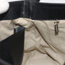 BURBERRY Shoulder Bag Canvas Black Silver Auth 196119-19