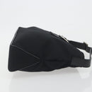 BURBERRY Shoulder Bag Canvas Black Silver Auth 196119-4