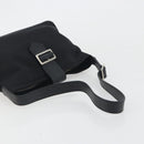 BURBERRY Shoulder Bag Canvas Black Silver Auth 196119-7