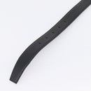 CARTIER Belt Leather 37.8"" Black Silver Auth 196125V-12