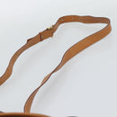 CELINE Macadam Shoulder Bag PVC Leather Brown Gold Tone Auth 196130-8