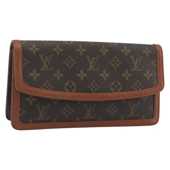 LOUIS VUITTON Monogram Pochette Dam PM Clutch Bag M51812 LV Auth 196134