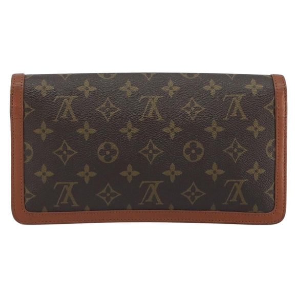 LOUIS VUITTON Monogram Pochette Dam PM Clutch Bag M51812 LV Auth 196134
