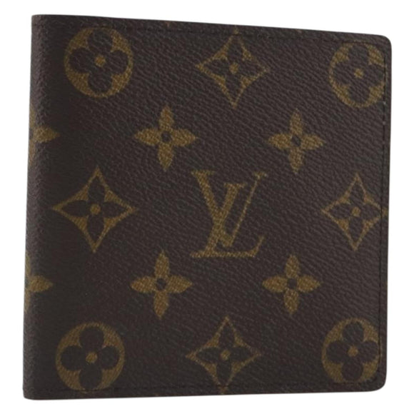 LOUIS VUITTON Monogram Portefeuille Marco Bifold Wallet M61675 LV Auth 196137