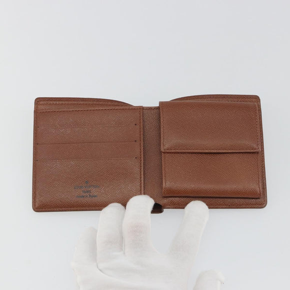 LOUIS VUITTON Monogram Portefeuille Marco Bifold Wallet M61675 LV Auth 196137