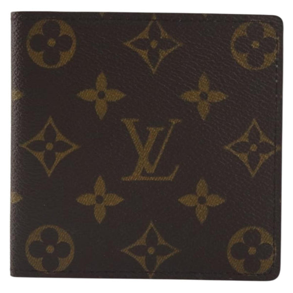 LOUIS VUITTON Monogram Portefeuille Marco Bifold Wallet M61675 LV Auth 196137