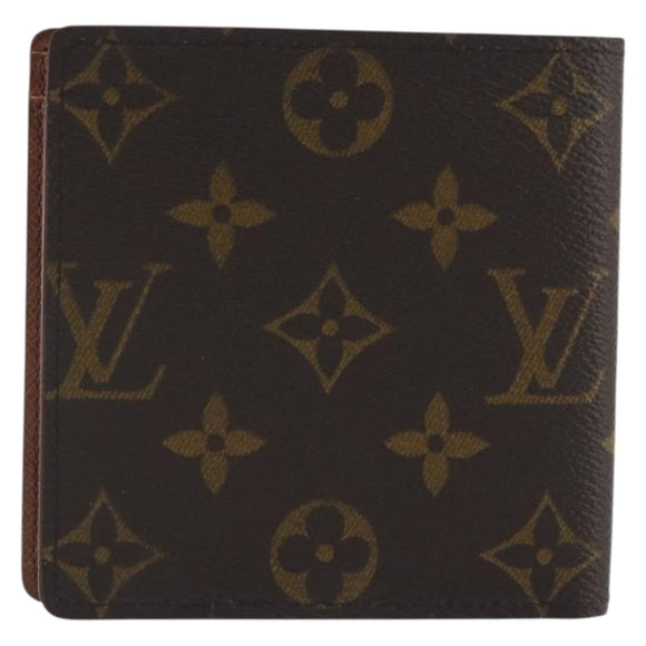 LOUIS VUITTON Monogram Portefeuille Marco Bifold Wallet M61675 LV Auth 196137