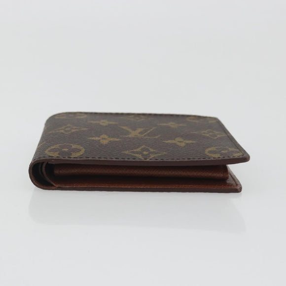 LOUIS VUITTON Monogram Portefeuille Marco Bifold Wallet M61675 LV Auth 196137