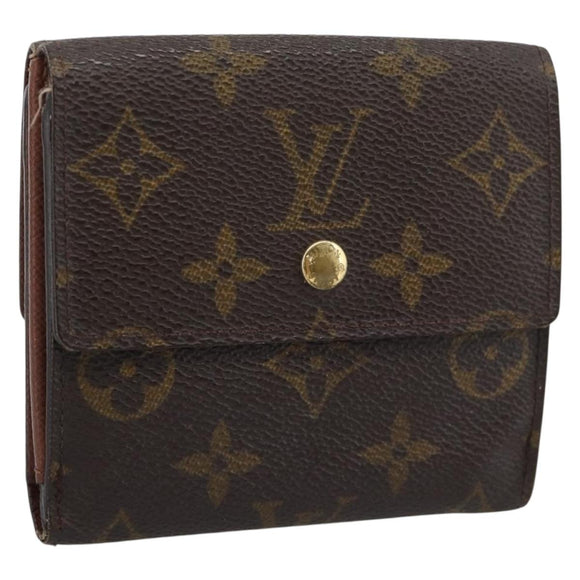 LOUIS VUITTON Monogram Porte Monnaie Bier Cartes Crdit M61652 LV Auth 196138