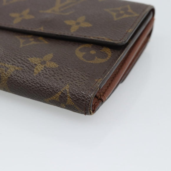LOUIS VUITTON Monogram Porte Monnaie Bier Cartes Crdit M61652 LV Auth 196138