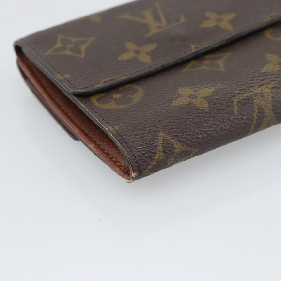 LOUIS VUITTON Monogram Porte Monnaie Bier Cartes Crdit M61652 LV Auth 196138