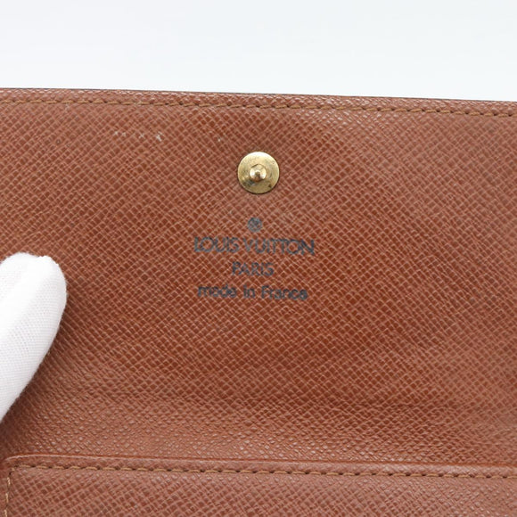 LOUIS VUITTON Monogram Porte Monnaie Bier Cartes Crdit M61652 LV Auth 196138