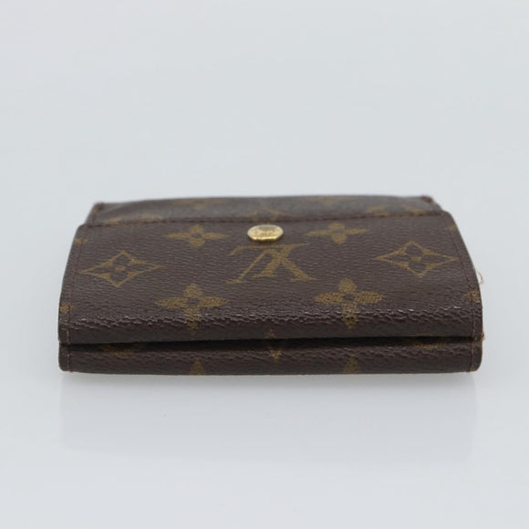 LOUIS VUITTON Monogram Porte Monnaie Bier Cartes Crdit M61652 LV Auth 196138