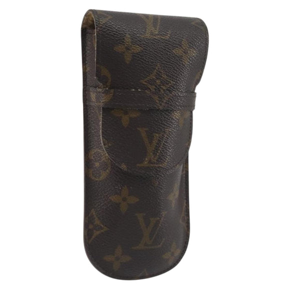 LOUIS VUITTON Monogram Etui a Lunettes Rabat Glasses Case M62970 LV Auth 196139