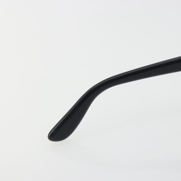 SAINT LAURENT Sunglasses Plastic Black Silver Auth 196140A