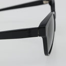 SAINT LAURENT Sunglasses Plastic Black Silver Auth 196140A-7
