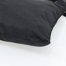 PRADA Shoulder Bag Nylon Black Silver Auth 196146A-10