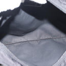 PRADA Shoulder Bag Nylon Black Silver Auth 196146A-19