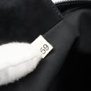 PRADA Shoulder Bag Nylon Black Silver Auth 196146A-22