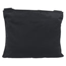 PRADA Shoulder Bag Nylon Black Silver Auth 196146A-3