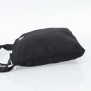 PRADA Shoulder Bag Nylon Black Silver Auth 196146A-4