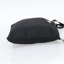 PRADA Shoulder Bag Nylon Black Silver Auth 196146A-5