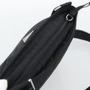 PRADA Shoulder Bag Nylon Black Silver Auth 196146A-6