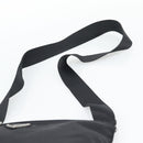 PRADA Shoulder Bag Nylon Black Silver Auth 196146A-8
