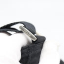 PRADA Shoulder Bag Nylon Black Silver Auth 196147A-15