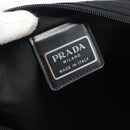 PRADA Shoulder Bag Nylon Black Silver Auth 196147A-17