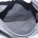 PRADA Shoulder Bag Nylon Black Silver Auth 196147A-18
