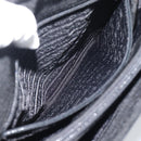 PRADA Hand Bag Patent Black Silver Auth 196149A-21