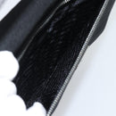 PRADA Hand Bag Patent Black Silver Auth 196149A-26