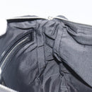 FENDI Zucca Canvas Shoulder Bag Black Silver Auth 196150-19