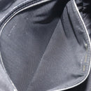FENDI Zucca Canvas Shoulder Bag Black Silver Auth 196150-22