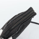 FENDI Zucchino Canvas Shoulder Bag Black Silver 8BT053 Auth 196151-6