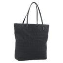 FENDI Zucchino Canvas Tote Bag Black 8BH074 Auth 196152-1