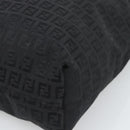 FENDI Zucchino Canvas Tote Bag Black 8BH074 Auth 196152-9