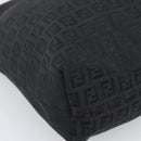 FENDI Zucchino Canvas Tote Bag Black 8BH074 Auth 196152-14