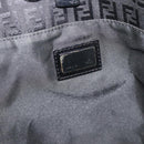 FENDI Zucchino Canvas Tote Bag Black 8BH074 Auth 196152-10