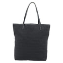 FENDI Zucchino Canvas Tote Bag Black 8BH074 Auth 196152-2