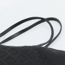 FENDI Zucchino Canvas Tote Bag Black 8BH074 Auth 196152-8