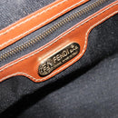 FENDI Pecan Backpack PVC Leather Brown Gold Tone Auth 196153-22