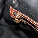 FENDI Pecan Backpack PVC Leather Brown Gold Tone Auth 196153-25