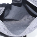 PRADA Shoulder Bag Nylon Black Silver Auth 196155A-11