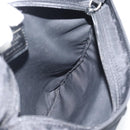 PRADA Shoulder Bag Nylon Black Silver Auth 196155A-20