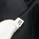 PRADA Shoulder Bag Nylon Black Silver Auth 196155A-12
